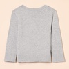 Amazon Essentials Girls and Toddlers’ Uniform Slim Fit Crewneck Cardigan Sweater(Light Grey Heather)