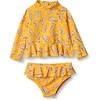Golden Yellow Beige Leopard