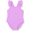 Amazon Essentials Baby Girls’ Ruffle One-Piece Swimsuit(Bright Lavender)