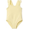 Amazon Essentials Baby Girls’ Ruffle One-Piece Swimsuit(Light Yellow)