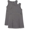 Amazon Essentials Girls’ School Uniform Pleated Jumper Dress(Grey)