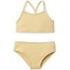 Amazon Essentials Girls and Toddlers’ Cross Back Bikini Set(Light Yellow)