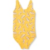 Amazon Essentials Girls and Toddlers’ Cross-Back One-Piece Swimsuit(Golden Yellow Beige Leopard)