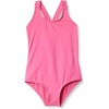 Amazon Essentials Girls and Toddlers’ Cross-Back One-Piece Swimsuit(Hot Pink)