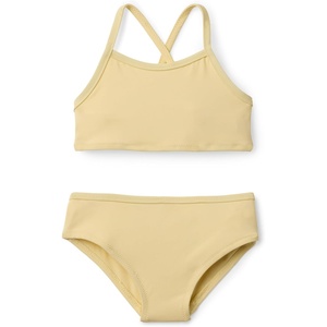 Amazon Essentials Girls and Toddlers’ Cross Back Bikini Set(Light Yellow)