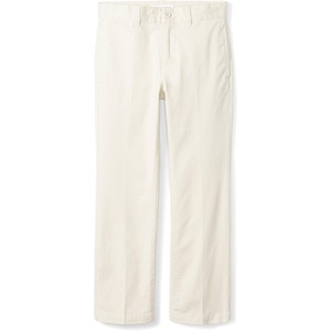 Amazon Essentials Toddler Boys’ School Uniform Straight-Fit Flat-Front Chino Pants with Adjustable Elastic Waist, Multipack(Light Khaki Brown)