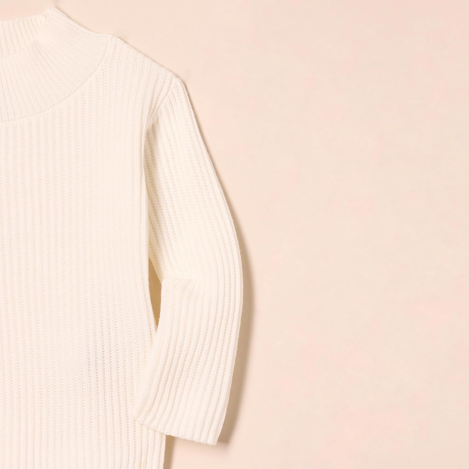 image:imageAmazon Essentials Girls Modern WideNeck Pullover SweaterEggshell White