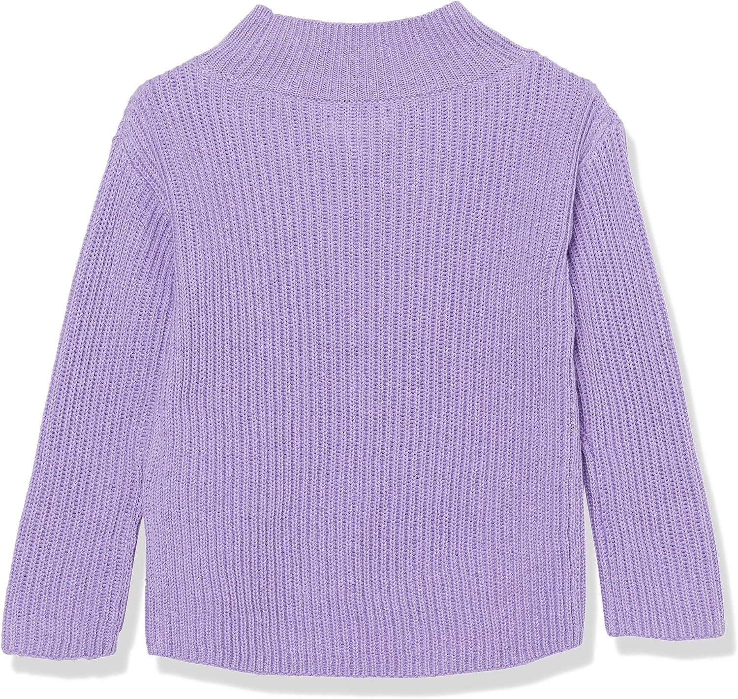 image:imageAmazon Essentials Girls Modern WideNeck Pullover SweaterPurple