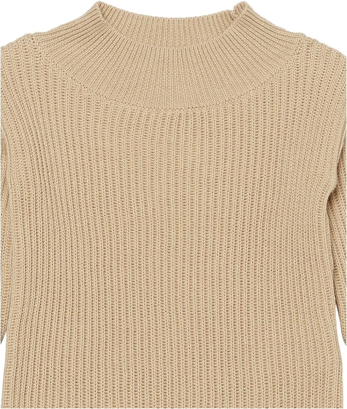 image:imageAmazon Essentials Girls Modern WideNeck Pullover SweaterTan