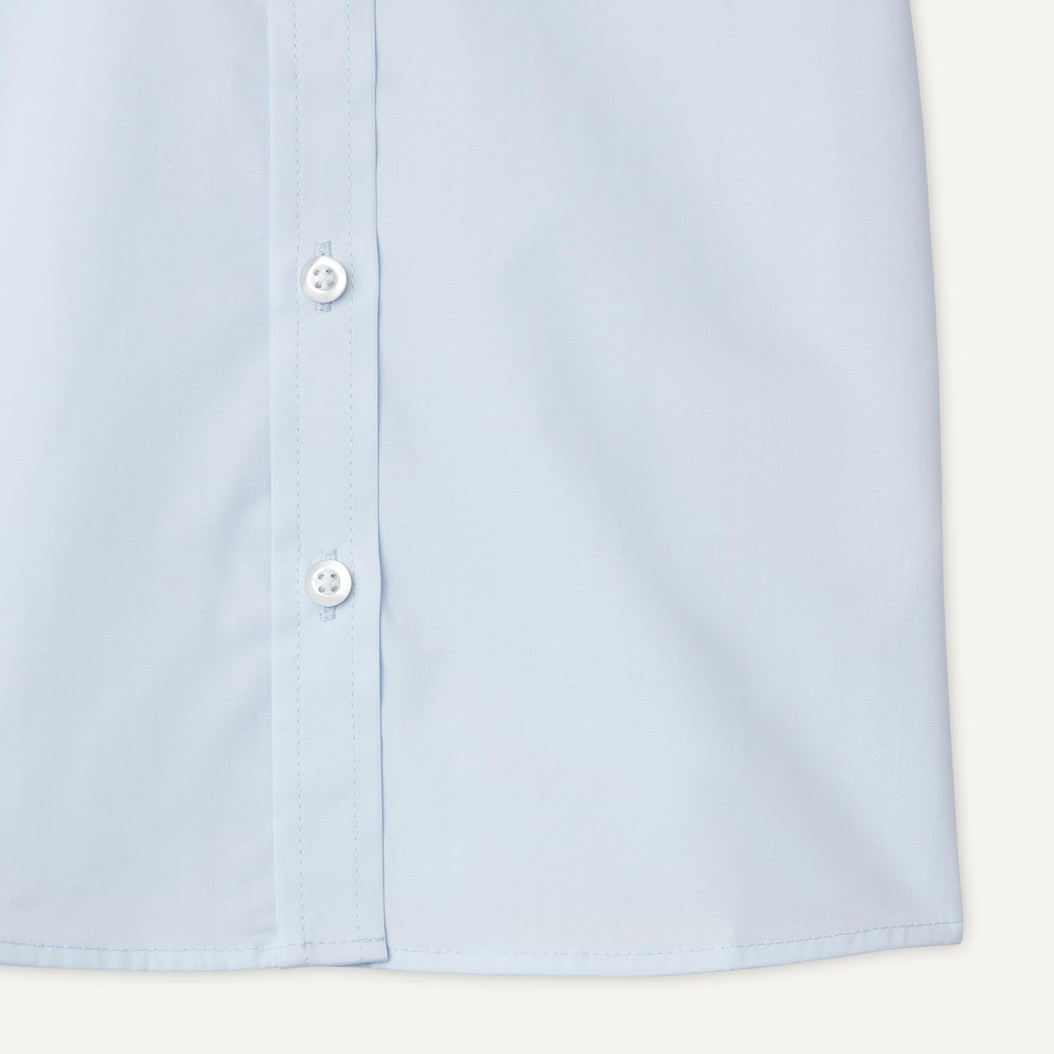 image:imageAmazon Essentials Girls Short Sleeve Peter Pan Collar ShirtCornflower Blue