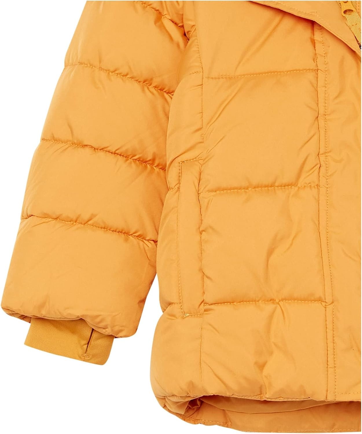 image:imageAmazon Essentials Girls and Toddlers Heavyweight Hooded Puffer Coat WaterResistantGolden Yellow