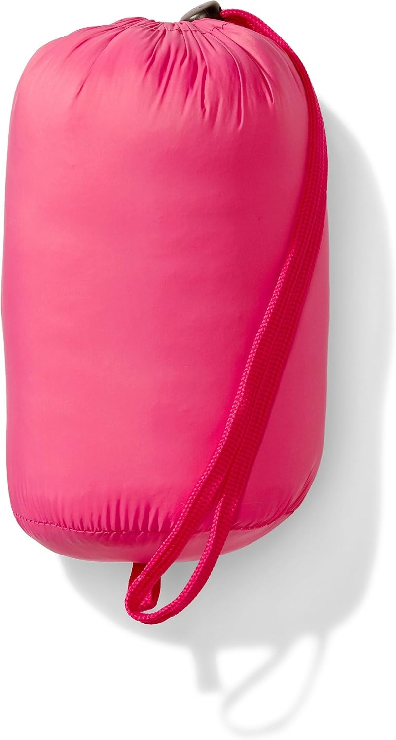 image:imageAmazon Essentials Girls and Toddlers Lightweight WaterResistant Packable Hooded Puffer JacketDark Pink