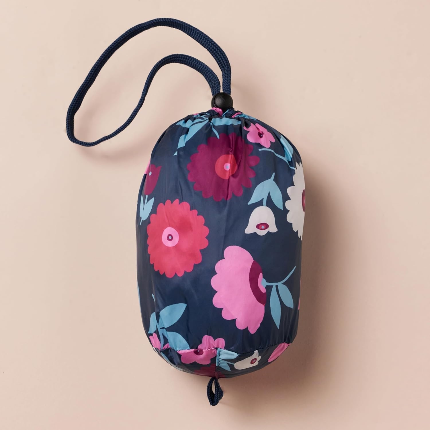 image:imageAmazon Essentials Girls and Toddlers Lightweight WaterResistant Packable Hooded Puffer JacketNavy Floral