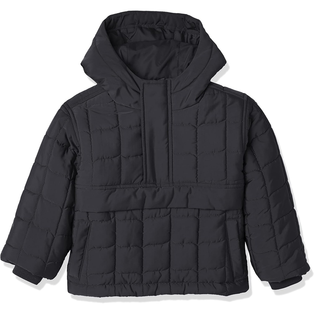 image:imageAmazon Essentials Boys and Toddlers Quilted Pullover JacketBlack