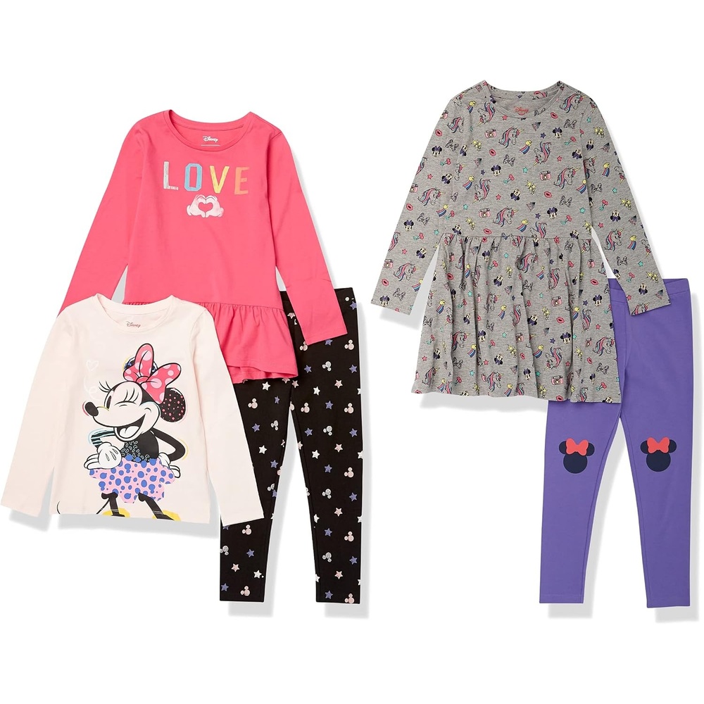 image:imageAmazon Essentials Disney Marvel Star Wars Frozen Princess Girls and Toddlers MixandMatch Cotton Set Pack of 5LoveMinnieUnicorn