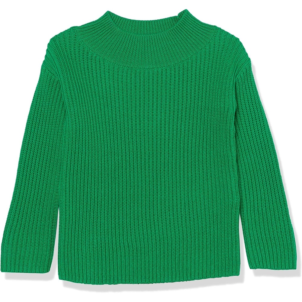 image:imageAmazon Essentials Girls Modern WideNeck Pullover SweaterGreen