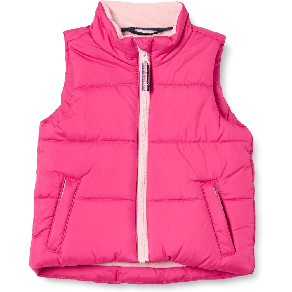 image:imageAmazon Essentials Girls and Toddlers Heavyweight Puffer VestPink