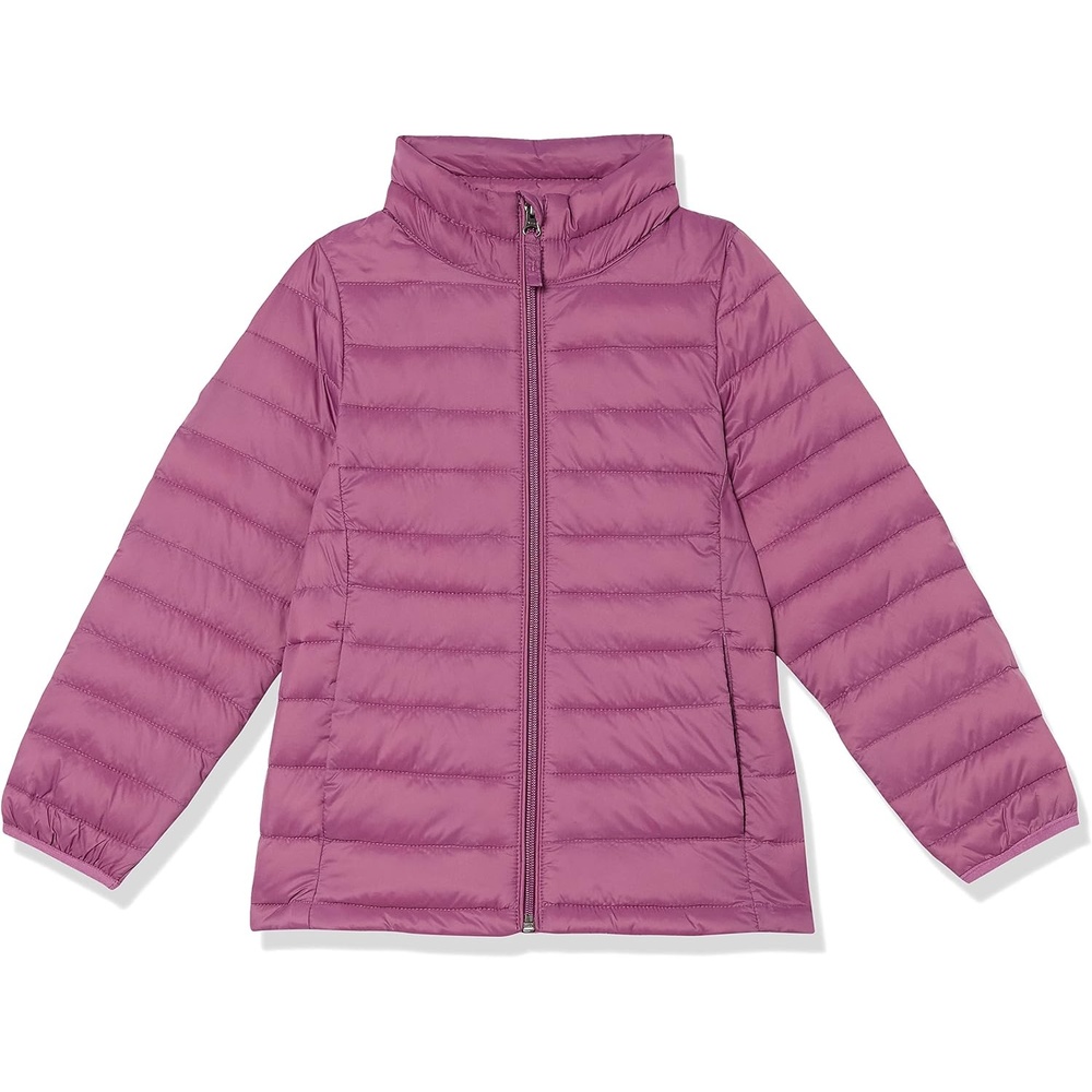 image:imageAmazon Essentials Girls and Toddlers LightWeight WaterResistant Packable Mock Puffer JacketsDusty Purple