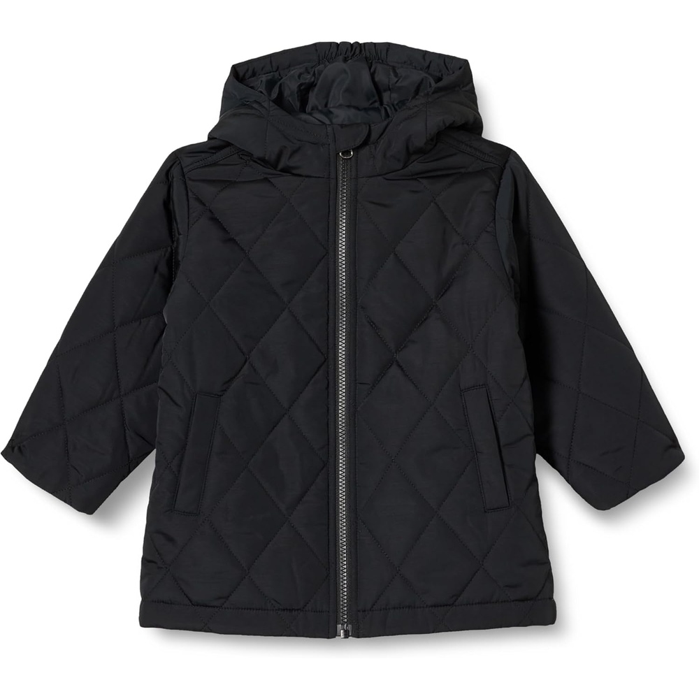 image:imageAmazon Essentials Unisex Kids and Toddlers Long Quilted JacketBlack