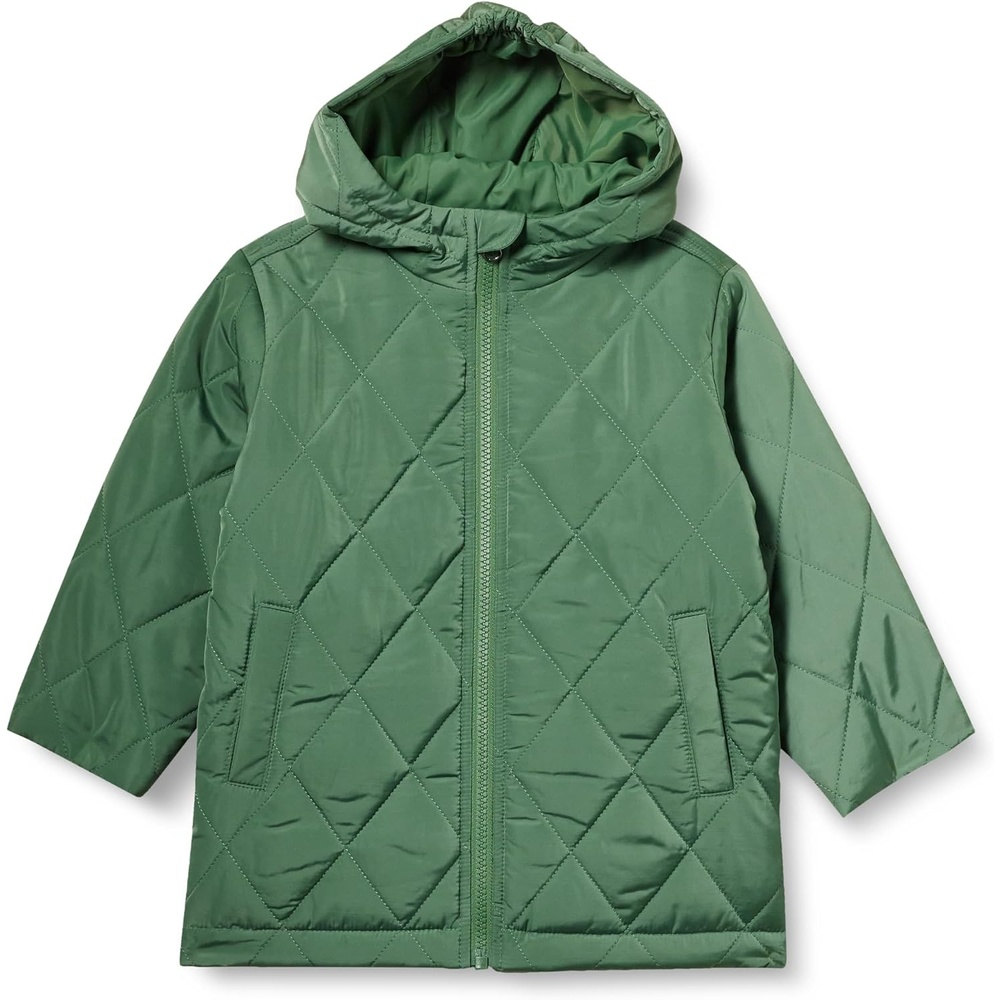 image:imageAmazon Essentials Unisex Kids and Toddlers Long Quilted JacketSage Green