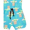 Amazon Essentials Disney | Marvel | Star Wars | Frozen | Princess Girls and Toddlers’ Knit Sleeveless Rompers, Pack of 2(Neon Star Wars Child)
