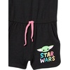 Amazon Essentials Disney | Marvel | Star Wars | Frozen | Princess Girls and Toddlers’ Knit Sleeveless Rompers, Pack of 2(Star Wars)