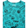 Amazon Essentials Disney | Marvel | Star Wars | Frozen | Princess Girls and Toddlers’ Mix-and-Match Cotton Set, Pack of 5(Marvel Heroes)