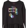 Amazon Essentials Disney | Marvel | Star Wars | Frozen | Princess Girls and Toddlers’ Mix-and-Match Cotton Set, Pack of 5(Marvel Icons Print)