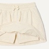 Amazon Essentials Girls’ Cotton Stretch Jersey Patch Pocket Skort with Pockets(Oatmeal Heather/Mauve)