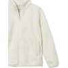 Amazon Essentials Girls’ Faux Sherpa Fleece Full-Zip Jacket, Lined(Ivory)