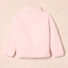 Amazon Essentials Girls’ Faux Sherpa Fleece Full-Zip Jacket, Lined(Light Pink)