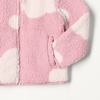 Amazon Essentials Girls’ Faux Sherpa Fleece Full-Zip Jacket, Lined(Pink Cloud)