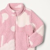 Amazon Essentials Girls’ Faux Sherpa Fleece Full-Zip Jacket, Lined(Pink Cloud)