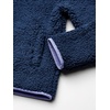 Amazon Essentials Girls’ Faux Sherpa Fleece Full-Zip Jacket, Lined(Washed Navy)