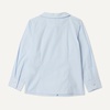 Amazon Essentials Girls’ Long Sleeve Poplin Peter Pan Shirt(Cornflower Blue)