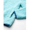 Amazon Essentials Girls’ Long Sleeve Sherpa Fleece Quarter-Zip Pullover Jacket, Insulated(Aqua Blue)