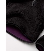 Amazon Essentials Girls’ Long Sleeve Sherpa Fleece Quarter-Zip Pullover Jacket, Insulated(Black)
