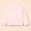 Amazon Essentials Girls’ Long Sleeve Sherpa Fleece Quarter-Zip Pullover Jacket, Insulated(Light Pink)