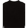 Amazon Essentials Girls Modern Wide-Neck Pullover Sweater(Black)