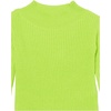 Amazon Essentials Girls Modern Wide-Neck Pullover Sweater(Lime Green)