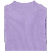 Amazon Essentials Girls Modern Wide-Neck Pullover Sweater(Purple)
