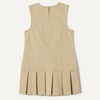 Amazon Essentials Girls’ Pleated Hem Dress(Khaki Tan)
