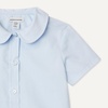 Amazon Essentials Girls’ Short Sleeve Peter Pan Collar Shirt(Cornflower Blue)