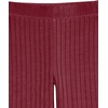 Amazon Essentials Girls’ Wide-Rib Ruffle Top and Flare Pants Outfit Set, Pack of 2(Dark Red)