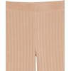 Amazon Essentials Girls’ Wide-Rib Ruffle Top and Flare Pants Outfit Set, Pack of 2(Light Brown)