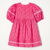 Amazon Essentials Girls and Toddlers’ 100% Cotton Puff-Sleeve Fit & Flare Dress(Hot Pink Posey Floral)