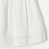Amazon Essentials Girls and Toddlers’ 100% Cotton Puff-Sleeve Fit & Flare Dress(White)