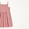 Amazon Essentials Girls and Toddlers’ Cotton Strappy Midi Dress(Beige Hot Pink Posey Floral)