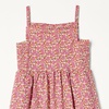 Amazon Essentials Girls and Toddlers’ Cotton Strappy Midi Dress(Beige Hot Pink Posey Floral)