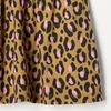 Amazon Essentials Girls and Toddlers’ Cotton Strappy Midi Dress(Dark Tan Leopard)